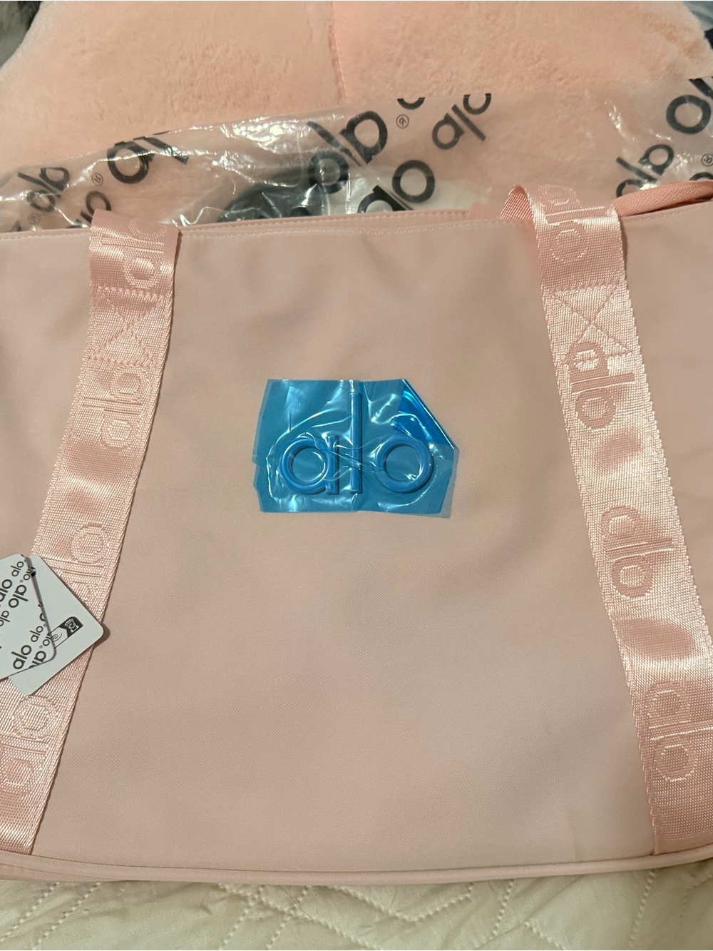 Aldo Light Pink Tote Bag with Branded Lining